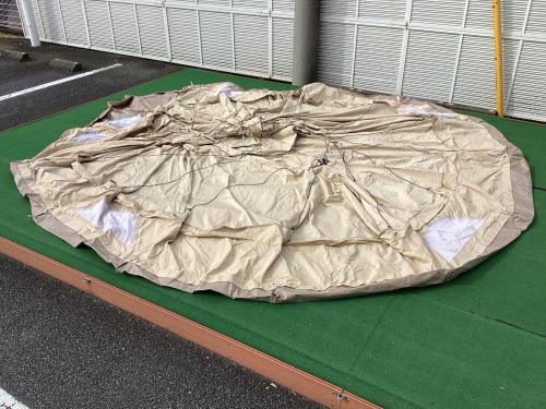 CanvasCamp (キャンバスキャンプ) モノポールテント メッシュヤブレ