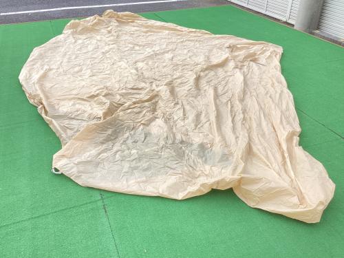 CanvasCamp (キャンバスキャンプ) モノポールテント メッシュヤブレ・レインフライシーム浮き有 500 ULTIMATE PRO TECH 約500×500×300㎝ 7～8人用 程度B 程度B スカートなし