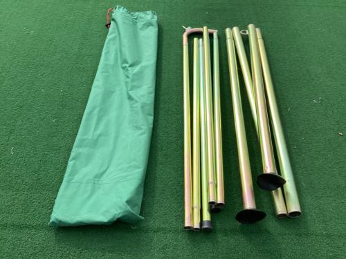 CanvasCamp (キャンバスキャンプ) モノポールテント メッシュヤブレ・レインフライシーム浮き有 500 ULTIMATE PRO TECH 約500×500×300㎝ 7～8人用 程度B 程度B スカートなし