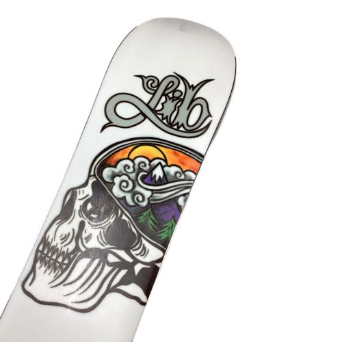 LIB TECH スノーボード ホワイト/ブラック LIB TECH (リブテック) スノーボード 156cm ブラック×ホワイト 22-23