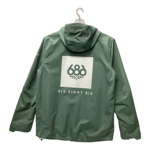 686 (シックスエイトシックス) APAN LIMITED FOUNDATION SHELL JACKET スノーボードウェア(ジャケット) メンズ SIZE XL グリーン