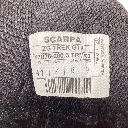 SCARPA (スカルパ) トレッキングシューズ メンズ size25.5-26cm ブルー 67075-200 トレック GTX ハイカット(ソフトソール)