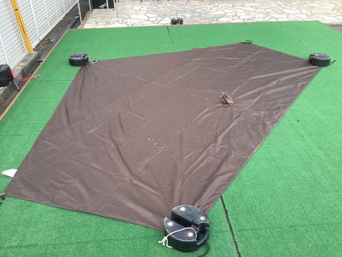 tentmark DESIGNS (テンマクデザイン) モノポールテント TM-CT2BS サーカスTC サンド 約420×420×280(h)cm 2～4人用 程度B 程度B スカートあり(焦げ跡有) TC素材