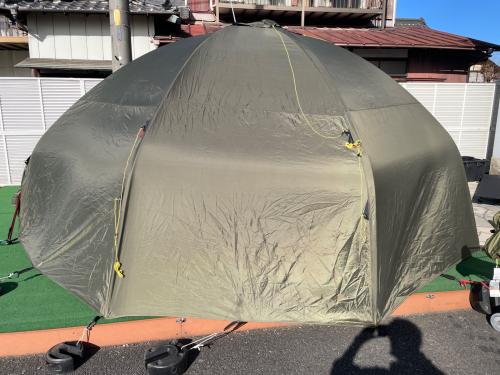 HELSPORT (ヘルスポート) シェルター リペア複数個所・シーム浮き・穴・TPU白濁・ヨゴレ有 バランゲルドーム8-10
