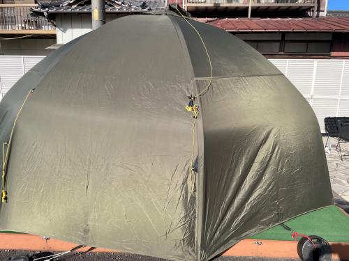 HELSPORT (ヘルスポート) シェルター リペア複数個所・シーム浮き・穴・TPU白濁・ヨゴレ有 バランゲルドーム8-10