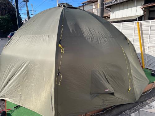 HELSPORT (ヘルスポート) シェルター リペア複数個所・シーム浮き・穴・TPU白濁・ヨゴレ有 バランゲルドーム8-10