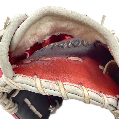 久保田スラッガー (クボタスラッガー) 硬式グローブ 約30cm ブラック×ピンク 土手紐欠品・刺繍有 @ スペシャルオーダー 内野用