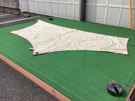 MSR (エムエスアール) ウィングタープ 廃盤品 アイボリーカラー ヨゴレ