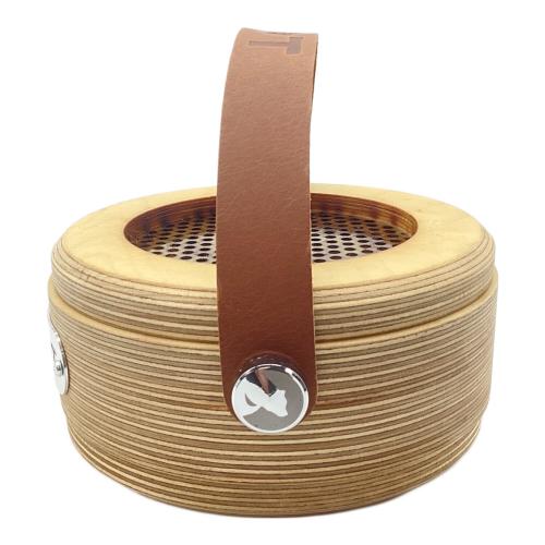 MOT (モット) 蚊取り線香ホルダー レザーハンドル ウッドスモーカー