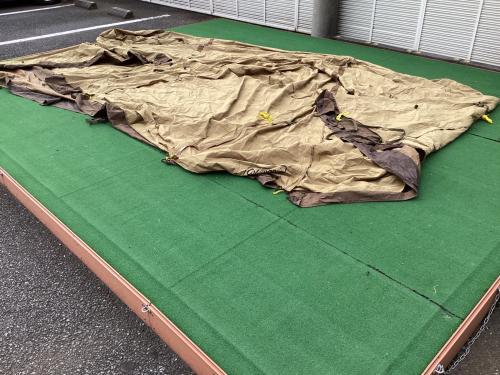 Coleman (コールマン) ツールームテント ヨゴレ・一部スカートヤブレ有 2191009 タフスクリーン2ルームTX/MDX 560×340×210㎝ 3～5人用 程度B 程度B スカートあり