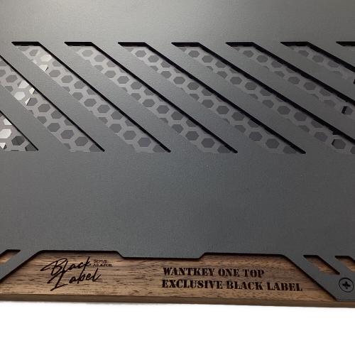 WANTKEY CAMP (ウォンキーキャンプ) ファニチャーアクセサリー ブラック Black Label WANTKEY ONETOP EXCLUSIVE BLACKLABEL Limited. 未使用品