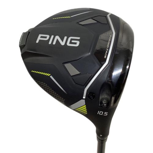 PiNG (ピン) ドライバー シャフトプリントハガレ有 2024年モデル @ G430 MAX 10K フレックス【S】 ロフト角【10.5°】 ALTA JCB BLACK 非純正グリップ良好