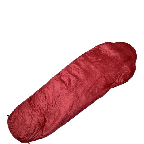 NANGA (ナンガ) マミー型シュラフ(ダウン) グレー×レッド オーロラ600STD 【冬用】