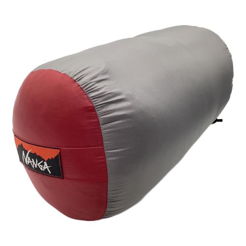 NANGA (ナンガ) マミー型シュラフ(ダウン) グレー×レッド オーロラ600STD 【冬用】