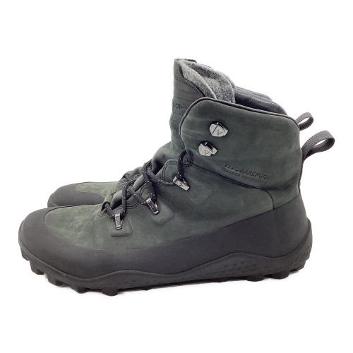 VIVOBARE FOOT (ビボベアフット) トラッカーレザー AT トレッキングシューズ メンズ SIZE EU42 オリーブ×ブラック