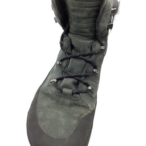 VIVOBARE FOOT (ビボベアフット) トラッカーレザー AT トレッキングシューズ メンズ SIZE EU42 オリーブ×ブラック