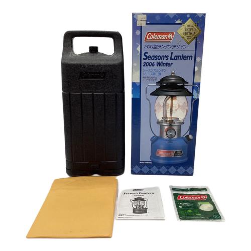 Coleman (コールマン) ガソリンランタン アーガイル 200BA65J シーズンズランタン 2006 ウィンター 2005年10月製