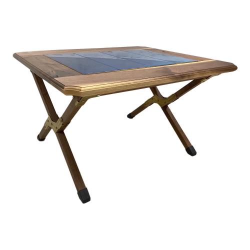 OLD MOUNTAIN (オールドマウンテン) アウトドアテーブル ブラウン×ゴールド IGT規格 NORAs NORAs フレーム ウォールナット