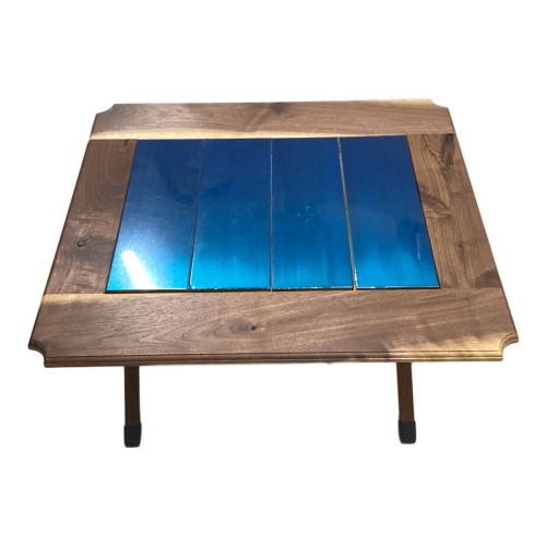 OLD MOUNTAIN (オールドマウンテン) アウトドアテーブル ブラウン×ゴールド IGT規格 NORAs NORAs フレーム ウォールナット