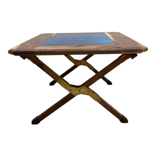 OLD MOUNTAIN (オールドマウンテン) アウトドアテーブル ブラウン×ゴールド IGT規格 NORAs NORAs フレーム ウォールナット