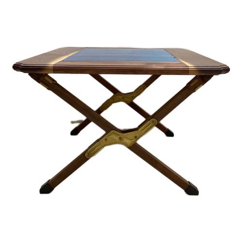 OLD MOUNTAIN (オールドマウンテン) アウトドアテーブル ブラウン×ゴールド IGT規格 NORAs NORAs フレーム ウォールナット