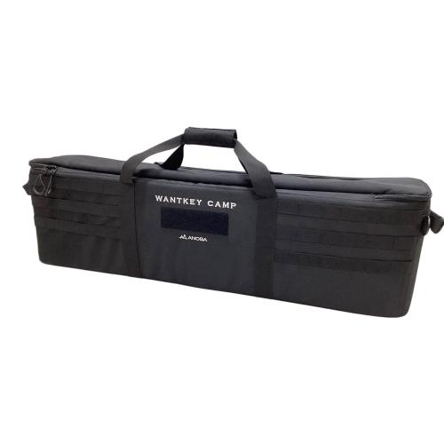 WANTKEY CAMP (ウォンキーキャンプ) 収納ケース 内寸：約83×11×22cm ブラック  ANOBA SBS マルチケース