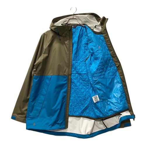 MUNSING WEAR (マンシングウェア) ゴルフウェア(トップス) メンズ SIZE 3L オリーブ×ブルー スケルトンリップストップフライトジャケット アウター MGMRJK01W