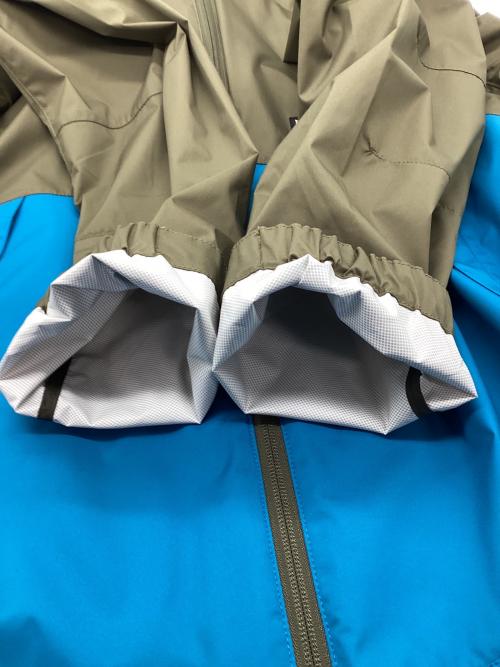 MUNSING WEAR (マンシングウェア) ゴルフウェア(トップス) メンズ SIZE 3L オリーブ×ブルー スケルトンリップストップフライトジャケット アウター MGMRJK01W