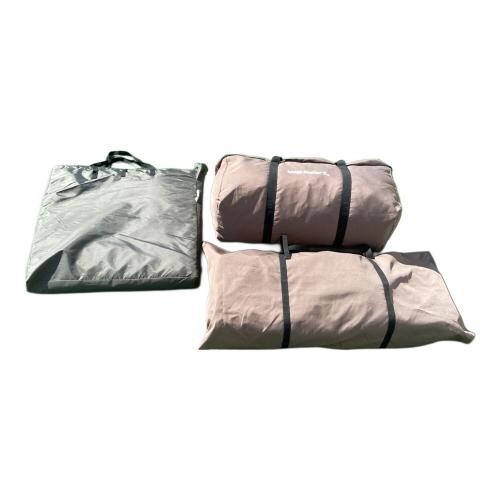 OGAWA (オガワ) ロッジテント スカート小穴・一部シーム割れ有 3398 ロッジシェルターII 約460×350×210(h)cm 3～5人用 程度B 程度B スカートあり ハンマーあり/説明書あり