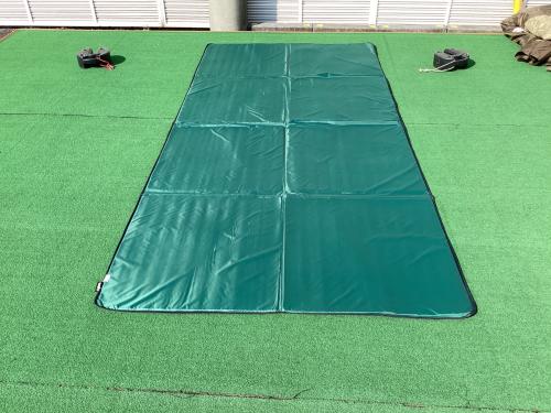 OGAWA (オガワ) ロッジテント スカート小穴・一部シーム割れ有 3398 ロッジシェルターII 約460×350×210(h)cm 3～5人用 程度B 程度B スカートあり ハンマーあり/説明書あり