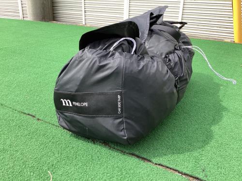 MURACO (ムラコ) その他タープ スカートヨゴレ有 ペネローペカーサイドタープ 330×295×210cm 3～4人用 程度B 程度B スカートあり ハンマーなし/説明書あり