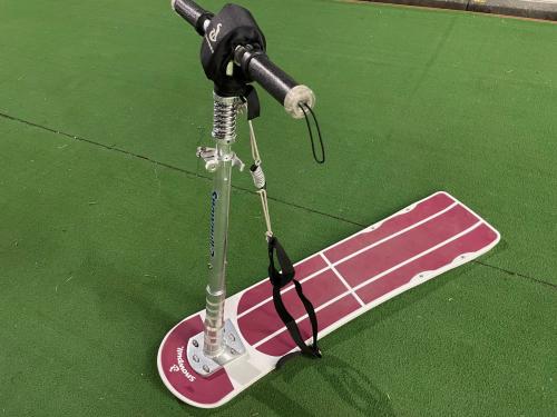 snow pull-Ⅱ 雪上キックボード ホワイト×レッド