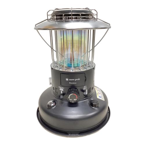 Snow peak (スノーピーク) アウトドアヒーター PSCマーク有 KH-001BK 2017年製 レインボーストーブ