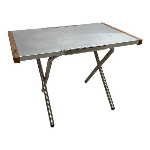 UNIFLAME (ユニフレーム) アウトドアテーブル シルバー Orange別注 Orange 焚き火テーブル