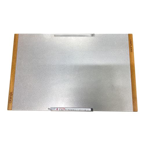 UNIFLAME (ユニフレーム) アウトドアテーブル シルバー Orange別注 Orange 焚き火テーブル