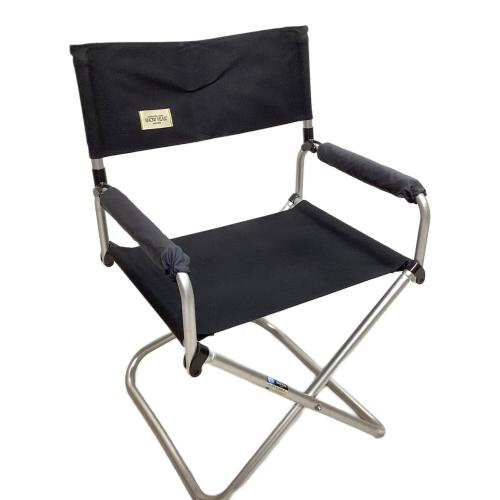 Snow peak (スノーピーク) アウトドアチェア ブラック ヤマコウ期 廃盤品 LV-51 FDチェア AL