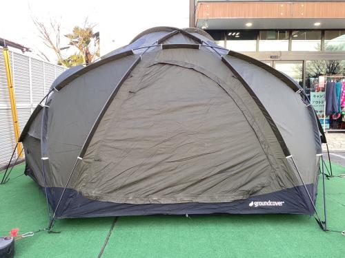 groundcover (グラウンドカバー) シェルター シーム浮き有 オリーブ