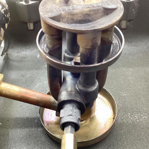 OPTIMUS (オプティマス) ガソリンシングルバーナー エンボスロゴ・スウェーデン製 ※ハンドル非純正@ No.111 ヴィンテージ