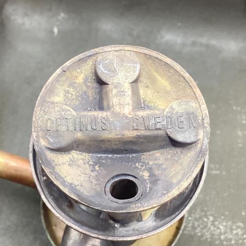 OPTIMUS (オプティマス) ガソリンシングルバーナー エンボスロゴ・スウェーデン製 ※ハンドル非純正@ No.111 ヴィンテージ