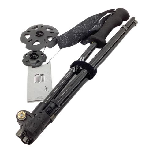 ARATA (アラタ) トレッキングポール 100～125cm ブラック 126g ATP-125