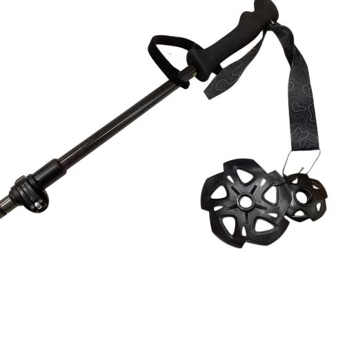 ARATA (アラタ) トレッキングポール 100～125cm ブラック 126g ATP-125