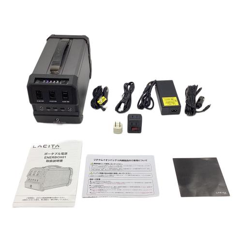 LACITA (ラチタ) ポータブル電源 通電確認済み ENERBOX1 444WH リチウムポリマー