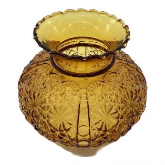 ランタンアクセサリー アンバー ガラスランプシェード