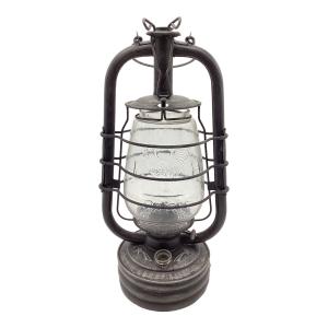 L&D LA-COM オイルランタン エンボスグローブ フランス軍用ランタン ※芯なし @ LA-COMETE 推定1920年代製造 ヴィンテージ