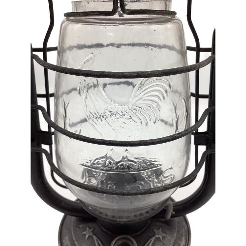 L&D LA-COM オイルランタン エンボスグローブ フランス軍用ランタン ※芯なし @ LA-COMETE 推定1920年代製造 ヴィンテージ