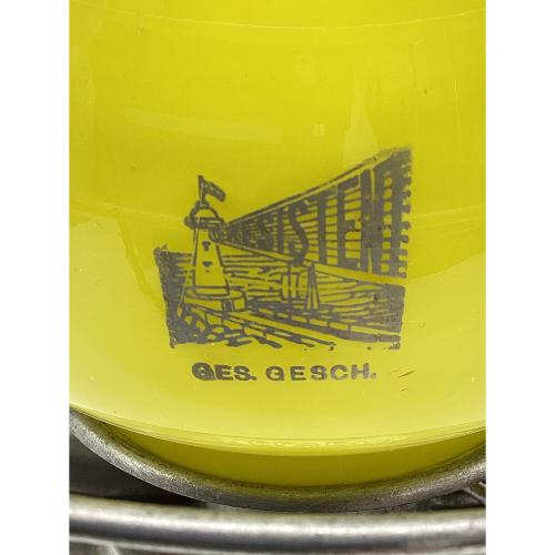 W. Straub-Egloff & Co., Turgi オイルランタン イエローグローブ スイス軍用ランタン @ HELVETIA 推定1928～41年製造 ヴィンテージ