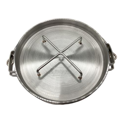 SOTO (ソト) ダッチオーブン ST-910 ステンレスダッチオーブン10インチハーフ リミテッドエディション 未使用品