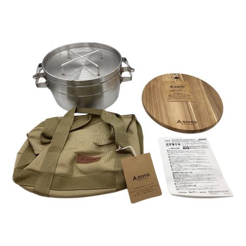 SOTO (ソト) ダッチオーブン ST-910 ステンレスダッチオーブン10インチハーフ リミテッドエディション 未使用品