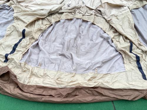 DOD (ディーオーディー) モノポールテント T8-795-TN タケノコテント2 約450×450×280cm 4～6人用 程度A 程度A スカートあり ハンマーなし/説明書あり TC素材