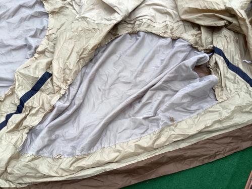 DOD (ディーオーディー) モノポールテント T8-795-TN タケノコテント2 約450×450×280cm 4～6人用 程度A 程度A スカートあり ハンマーなし/説明書あり TC素材